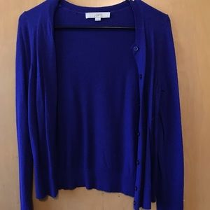 Loft purple cardigan